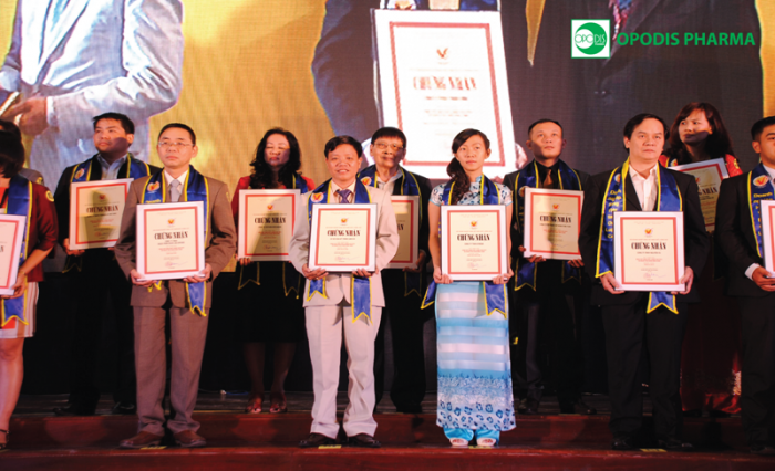 OPODIS nhận chứng nhận HÀNG VIỆT NAM CHẤT LƯỢNG CAO năm 2015